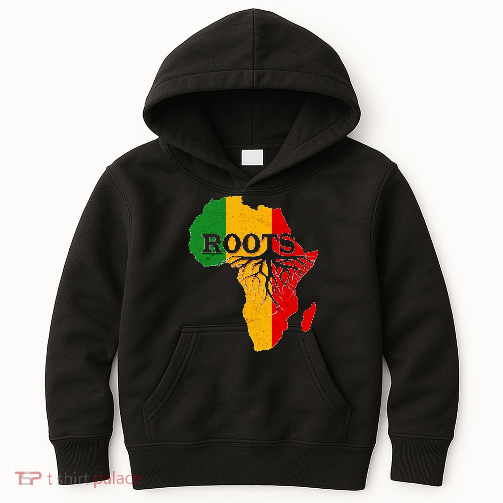 African Roots Black History Month Kids Hoodie