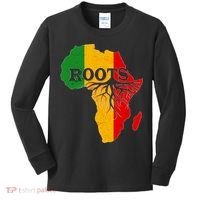 African Roots Black History Month Kids Long Sleeve Shirt thumb 0
