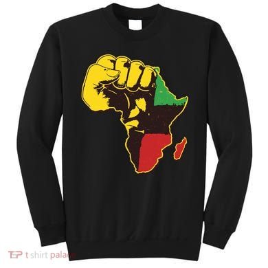 African Traditional Colors Protest Fist Sweatshirt