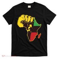 African Traditional Colors Protest Fist T-Shirt thumb 0