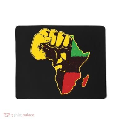 African Traditional Colors Protest Fist Mousepad