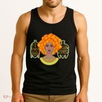 African Woman With Tribal Masks Tank Top thumb 3