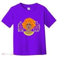 African Woman With Tribal Masks Toddler T-Shirt thumb 0