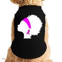 Afro Breast Cancer Awareness Doggie Tank thumb 0