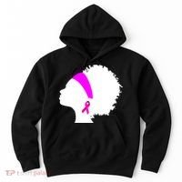 Afro Breast Cancer Awareness Hoodie thumb 0