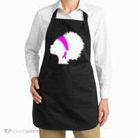 Afro Breast Cancer Awareness Apron thumb 2