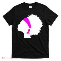 Afro Breast Cancer Awareness T-Shirt thumb 0