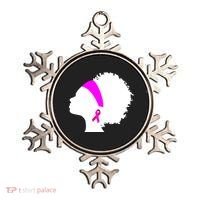 Afro Breast Cancer Awareness Ornament thumb 0