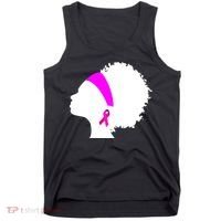 Afro Breast Cancer Awareness Tank Top thumb 0