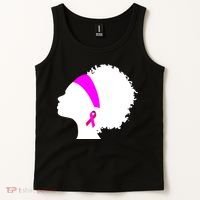 Afro Breast Cancer Awareness Tank Top thumb 2