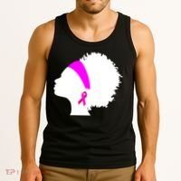 Afro Breast Cancer Awareness Tank Top thumb 3