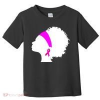 Afro Breast Cancer Awareness Toddler T-Shirt thumb 0
