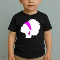 Afro Breast Cancer Awareness Toddler T-Shirt thumb 2