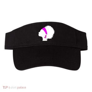 Afro Breast Cancer Awareness Visor