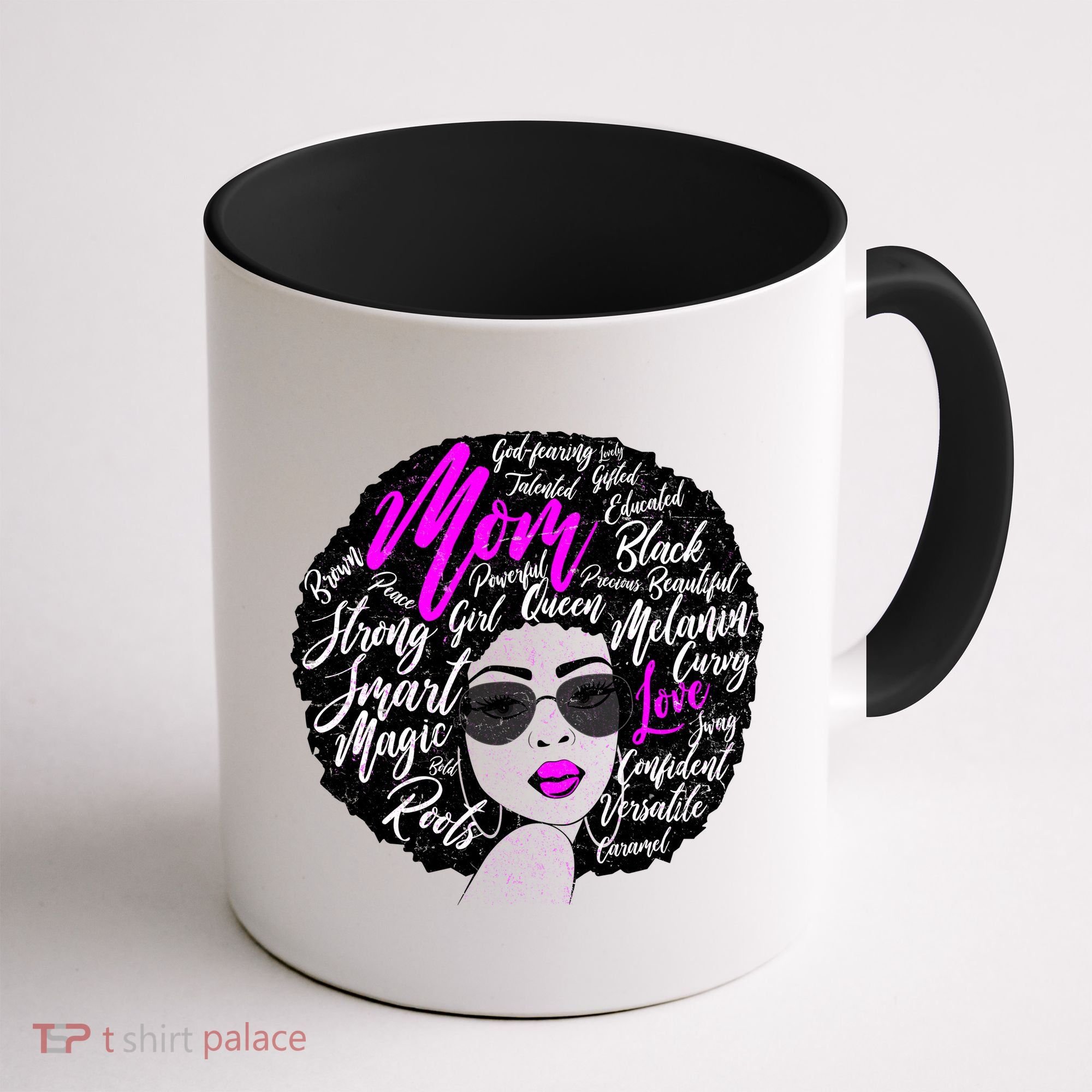 Afro Mom Strong Roots Coffee Mug