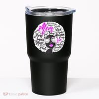 Afro Mom Strong Roots Tumbler thumb 0