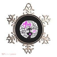Afro Mom Strong Roots Ornament thumb 0