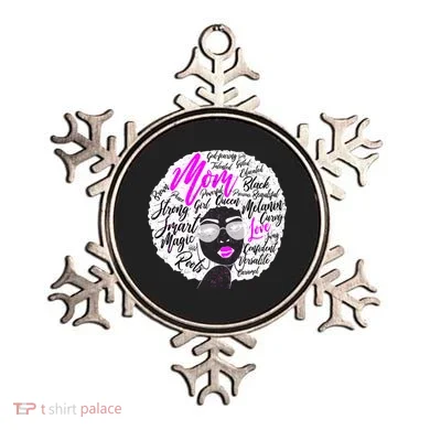 Afro Mom Strong Roots Ornament