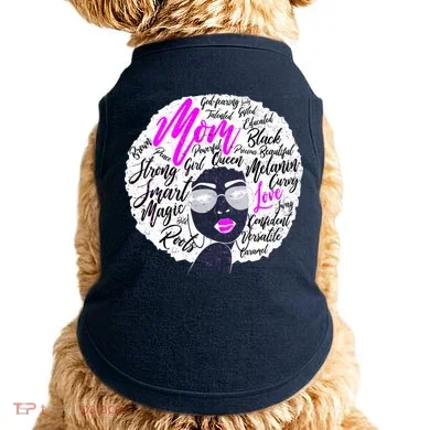 Afro Mom Strong Roots Doggie Tank