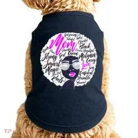 Afro Mom Strong Roots Doggie Tank thumb 0