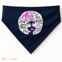 Afro Mom Strong Roots USA-Made Doggie Bandana thumb 0