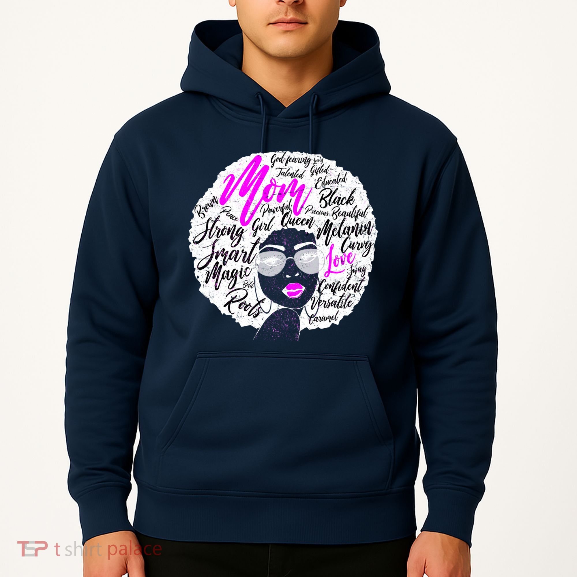 Afro Mom Strong Roots Hoodie