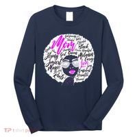 Afro Mom Strong Roots Long Sleeve Shirt thumb 0