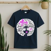 Afro Mom Strong Roots T-Shirt thumb 2