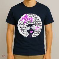 Afro Mom Strong Roots T-Shirt thumb 3