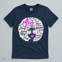 Afro Mom Strong Roots T-Shirt thumb 5