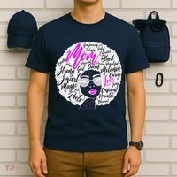 Afro Mom Strong Roots T-Shirt thumb 6