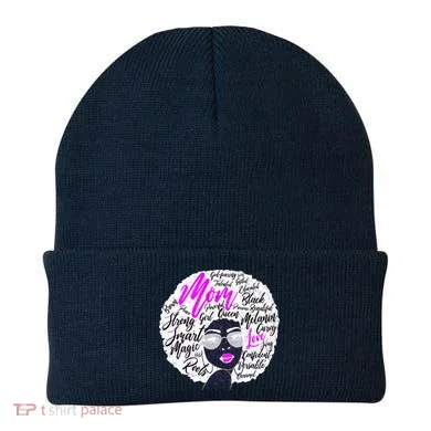 Afro Mom Strong Roots Beanie