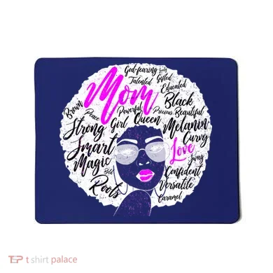 Afro Mom Strong Roots Mousepad