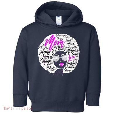 Afro Mom Strong Roots Toddler Hoodie