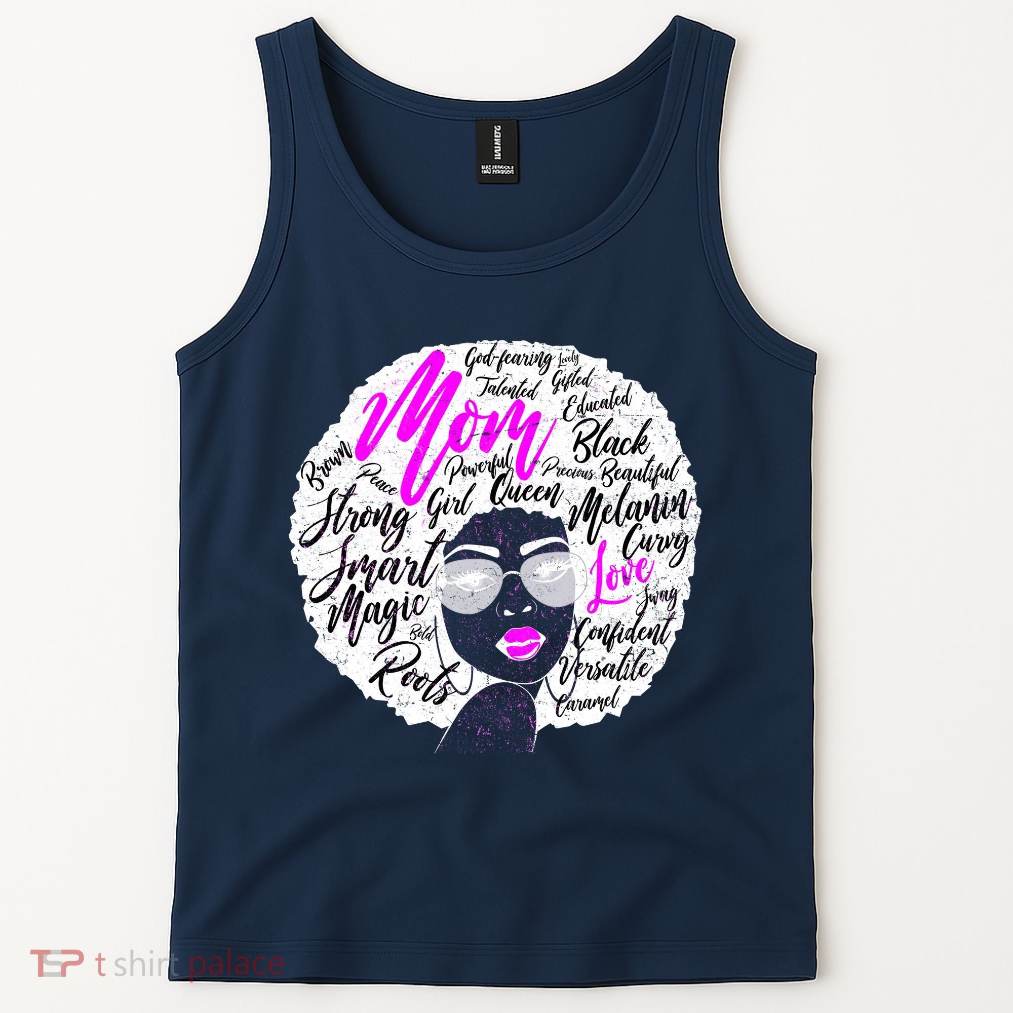 Afro Mom Strong Roots Tank Top