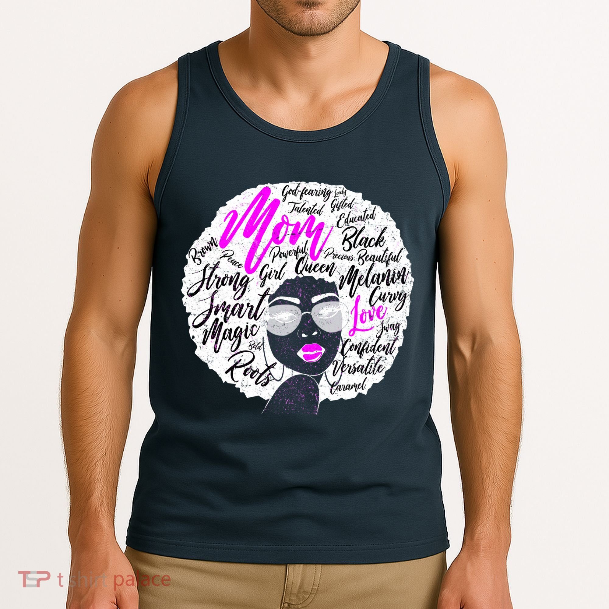 Afro Mom Strong Roots Tank Top