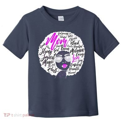 Afro Mom Strong Roots Toddler T-Shirt