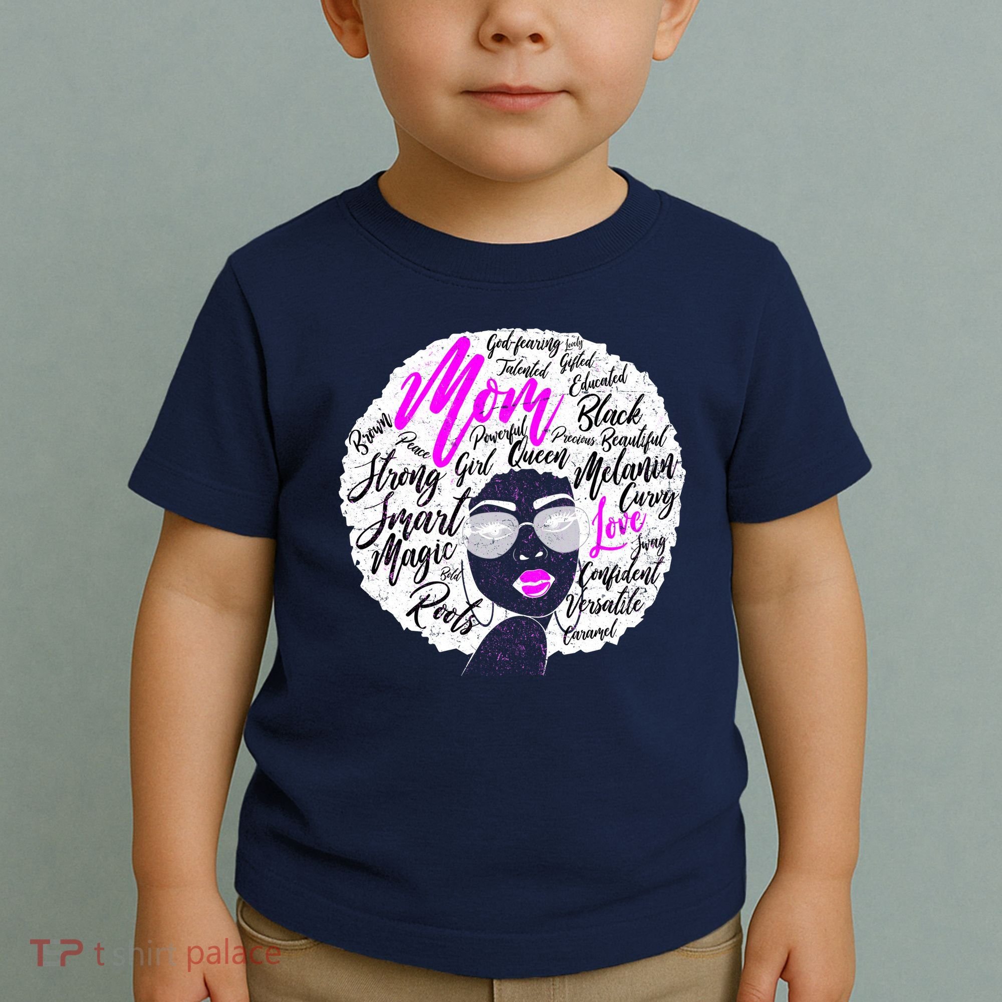 Afro Mom Strong Roots Toddler T-Shirt