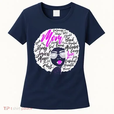 Afro Mom Strong Roots Women's T-Shirt