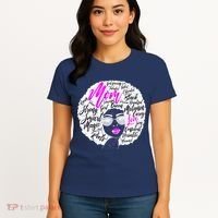 Afro Mom Strong Roots Women's T-Shirt thumb 4