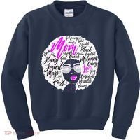 Afro Mom Strong Roots Kids Sweatshirt thumb 0