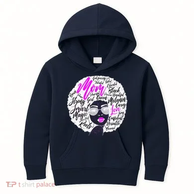 Afro Mom Strong Roots Kids Hoodie
