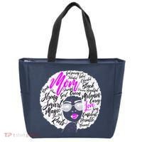 Afro Mom Strong Roots Tote Bag thumb 0