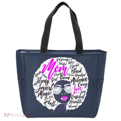 Afro Mom Strong Roots Tote Bag