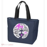 Afro Mom Strong Roots Tote Bag thumb 3