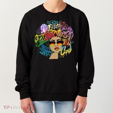 Afro Proud Black Woman Dashiki Melanin Women's Sweatshirt