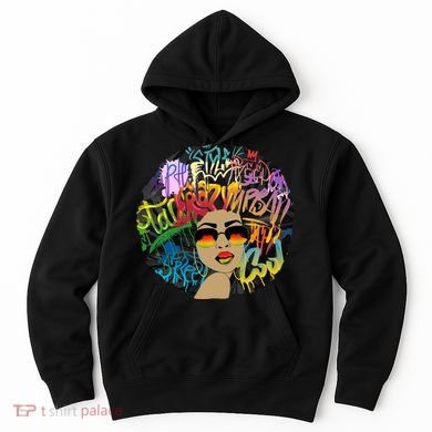 Afro Proud Black Woman Dashiki Melanin Hoodie