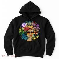 Afro Proud Black Woman Dashiki Melanin Hoodie thumb 0