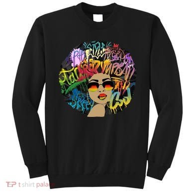 Afro Proud Black Woman Dashiki Melanin Sweatshirt