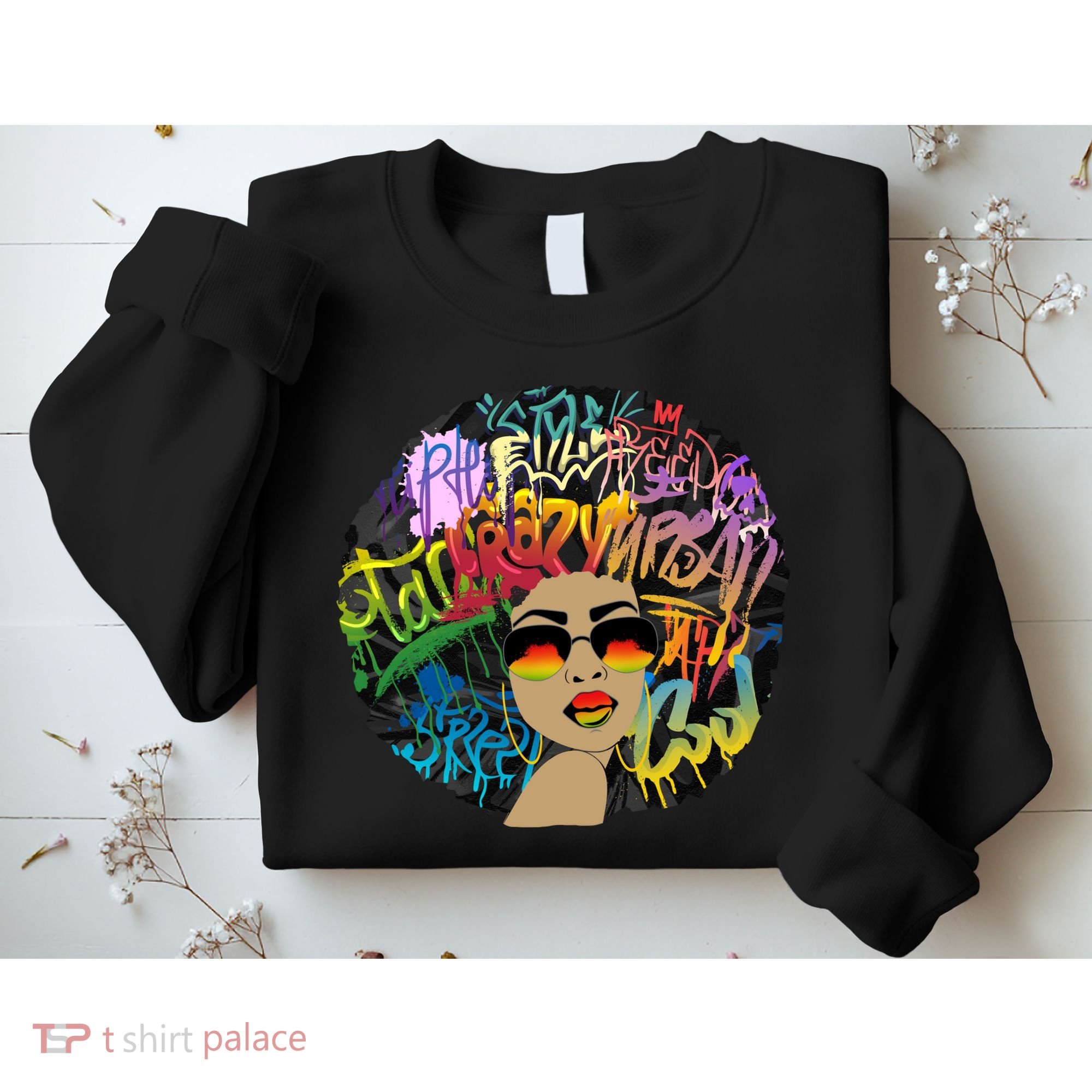 Afro Proud Black Woman Dashiki Melanin Sweatshirt
